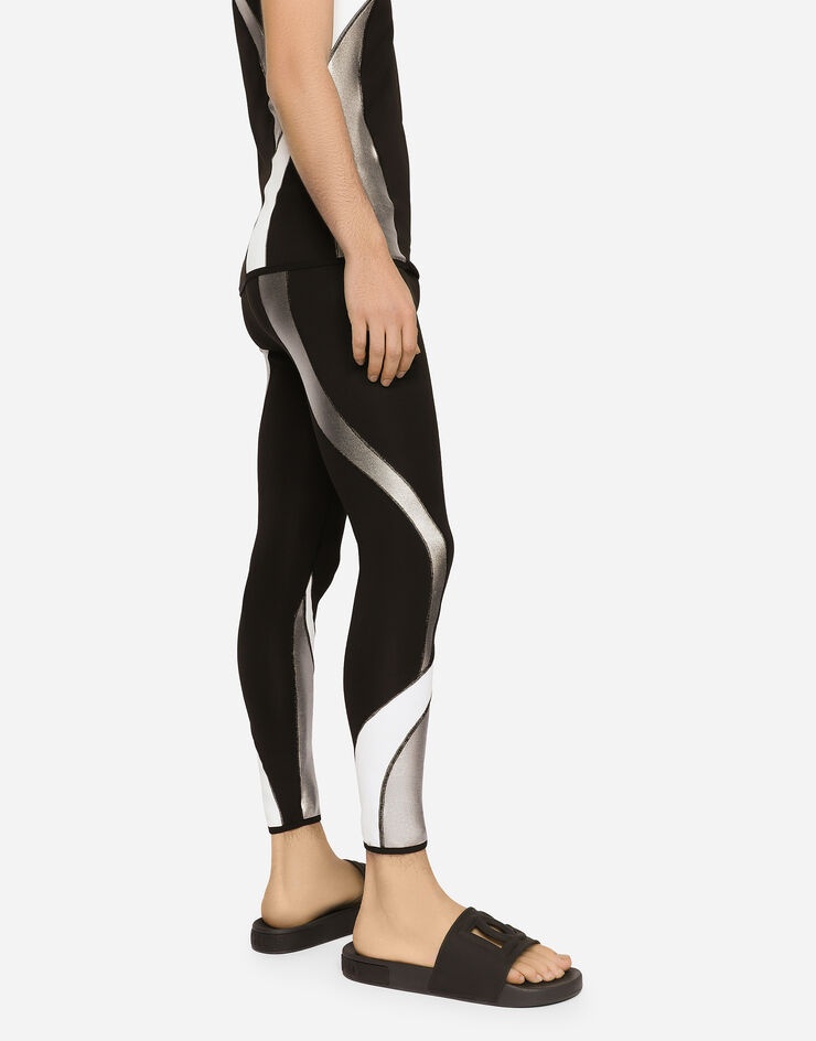 Stretch technical jersey leggings - 4