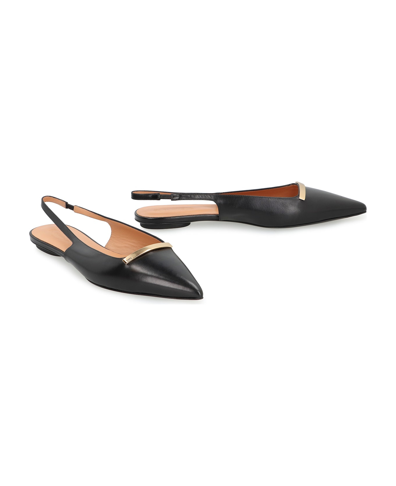Pointy-toe Slingback Ballet Flats - 3