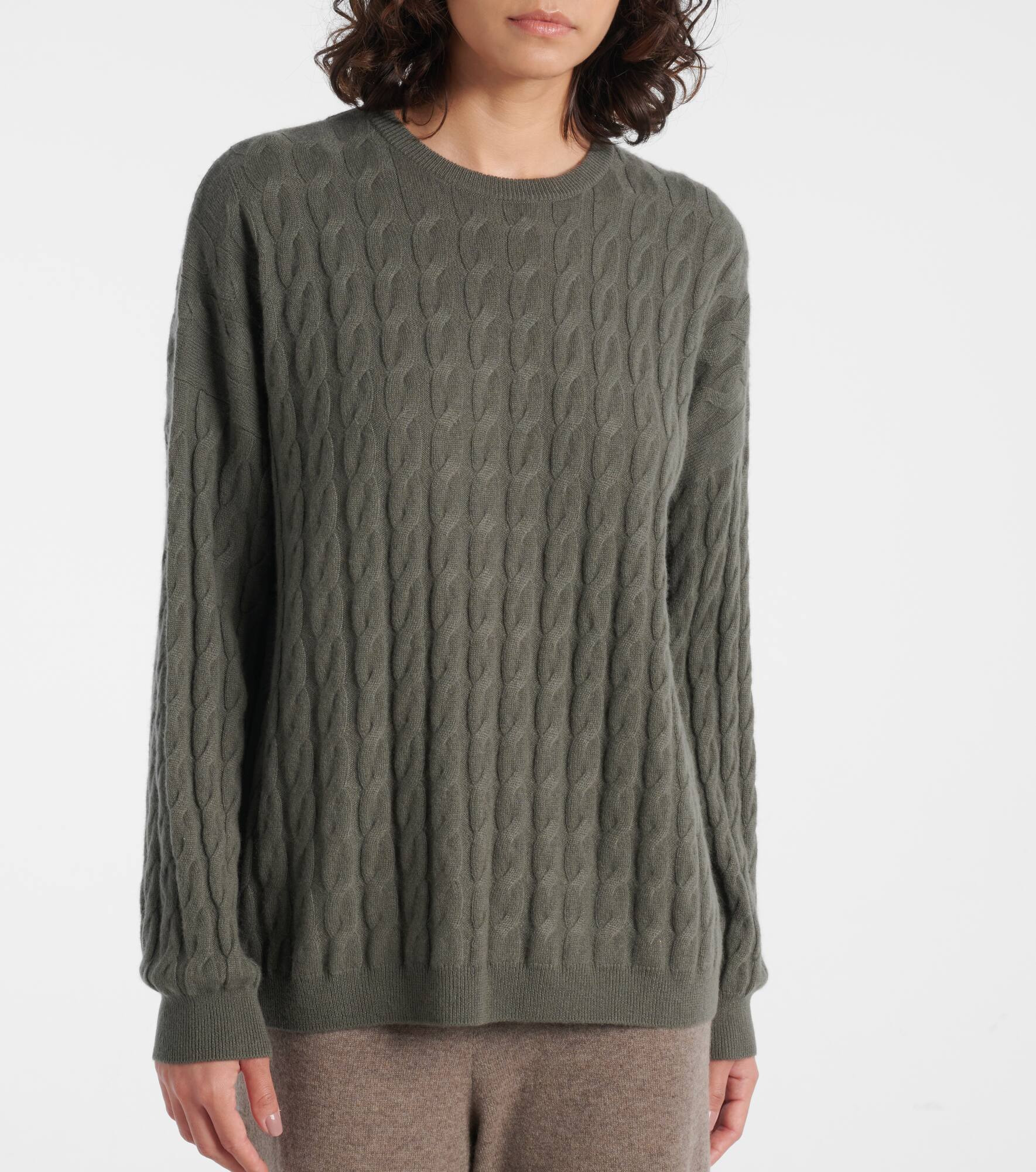 Cable-knit cashmere sweater - 6