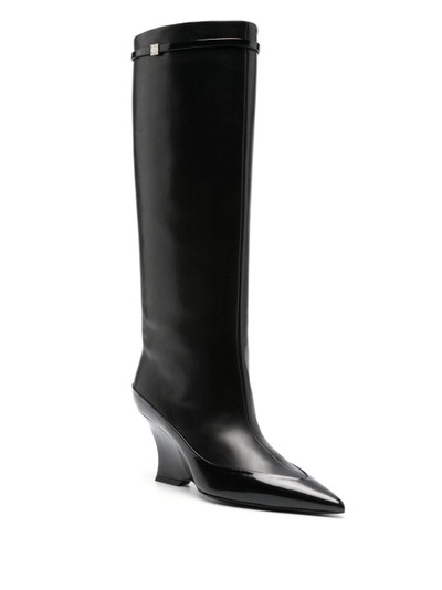 Givenchy Raven 80mm leather boots outlook