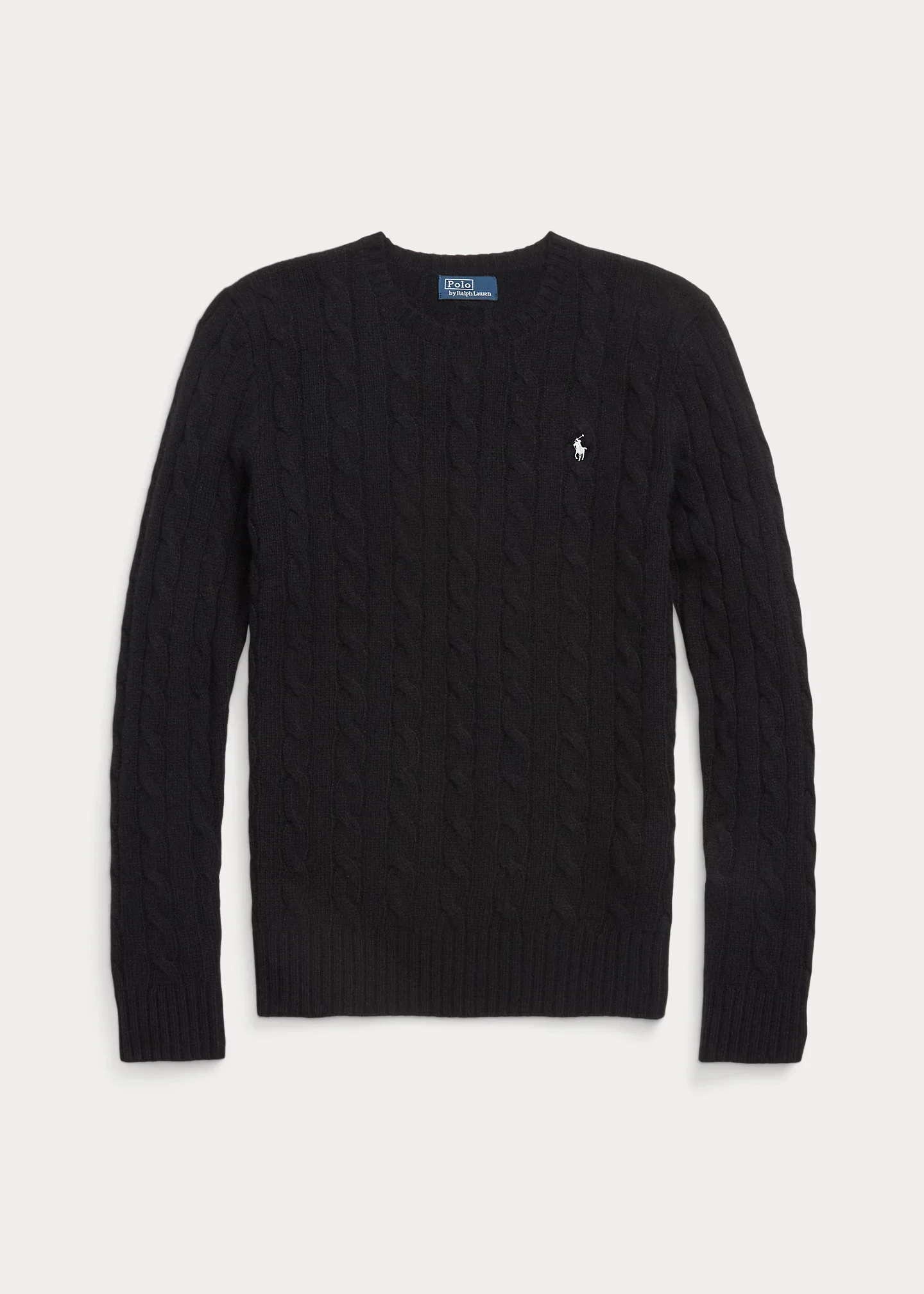 Cable-Knit Wool-Cashmere Sweater - 1