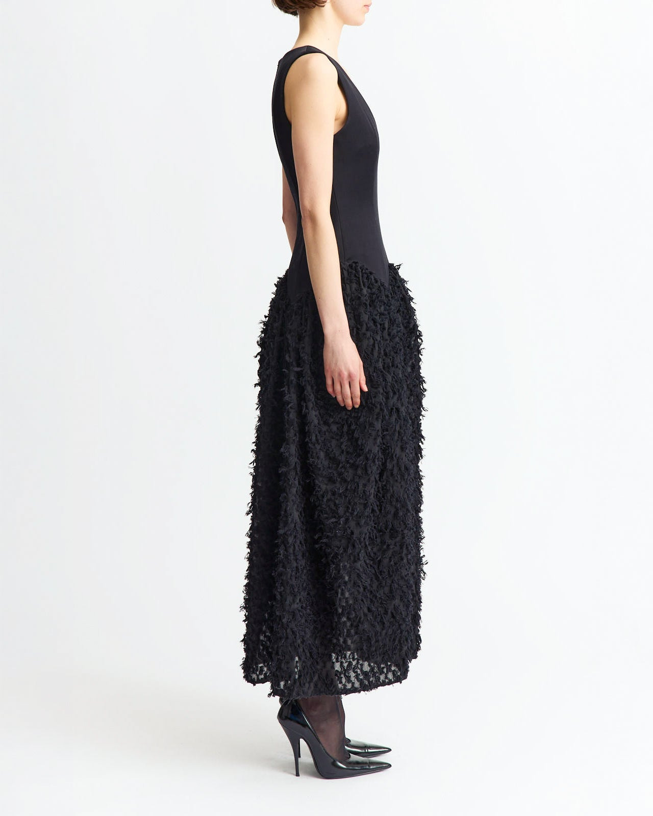 TONYE MIDI DRESS IN TAILORING - 3