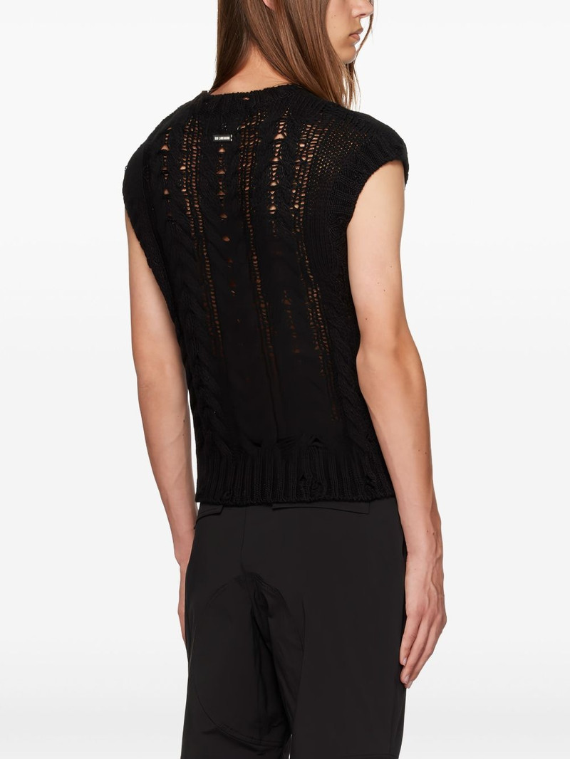 chunky 니트 sleeveless 점퍼 4
