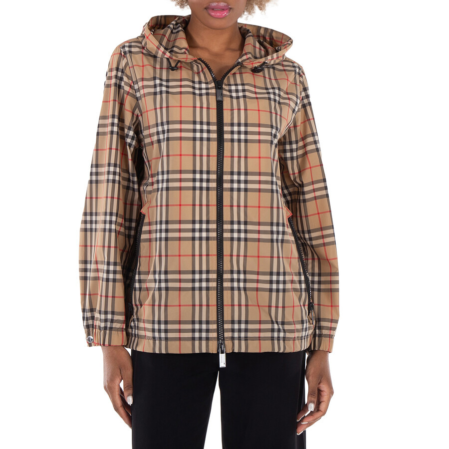 Burberry Vintage Check Drawstring Hooded Jacket - 2