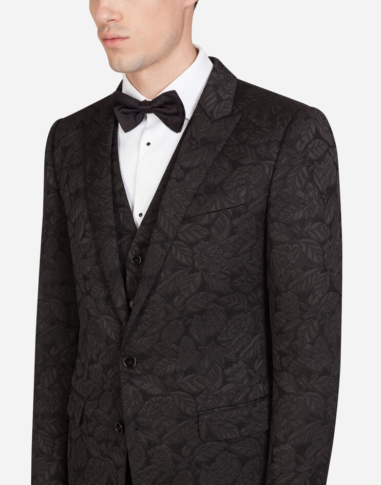 Floral jacquard Martini suit - 7