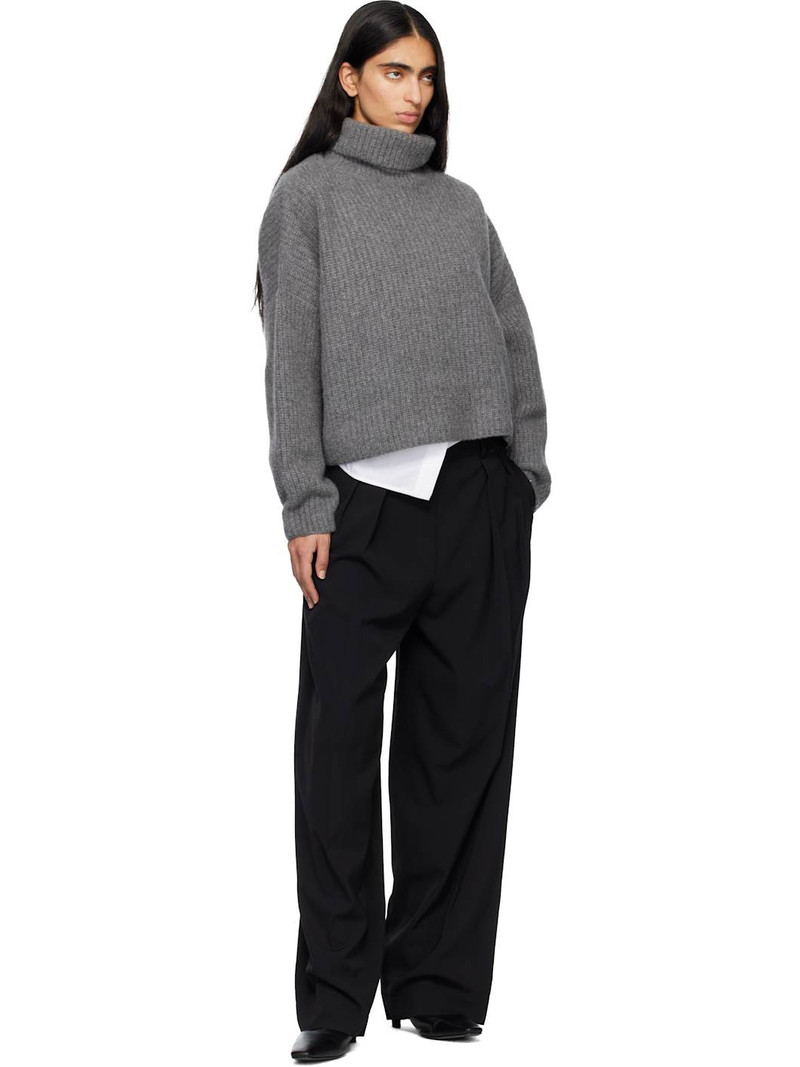 arch4 Gray Delphine Chunky Turtleneck outlook