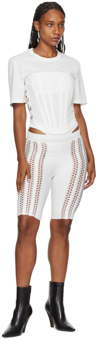 White Corset T-Shirt - 8