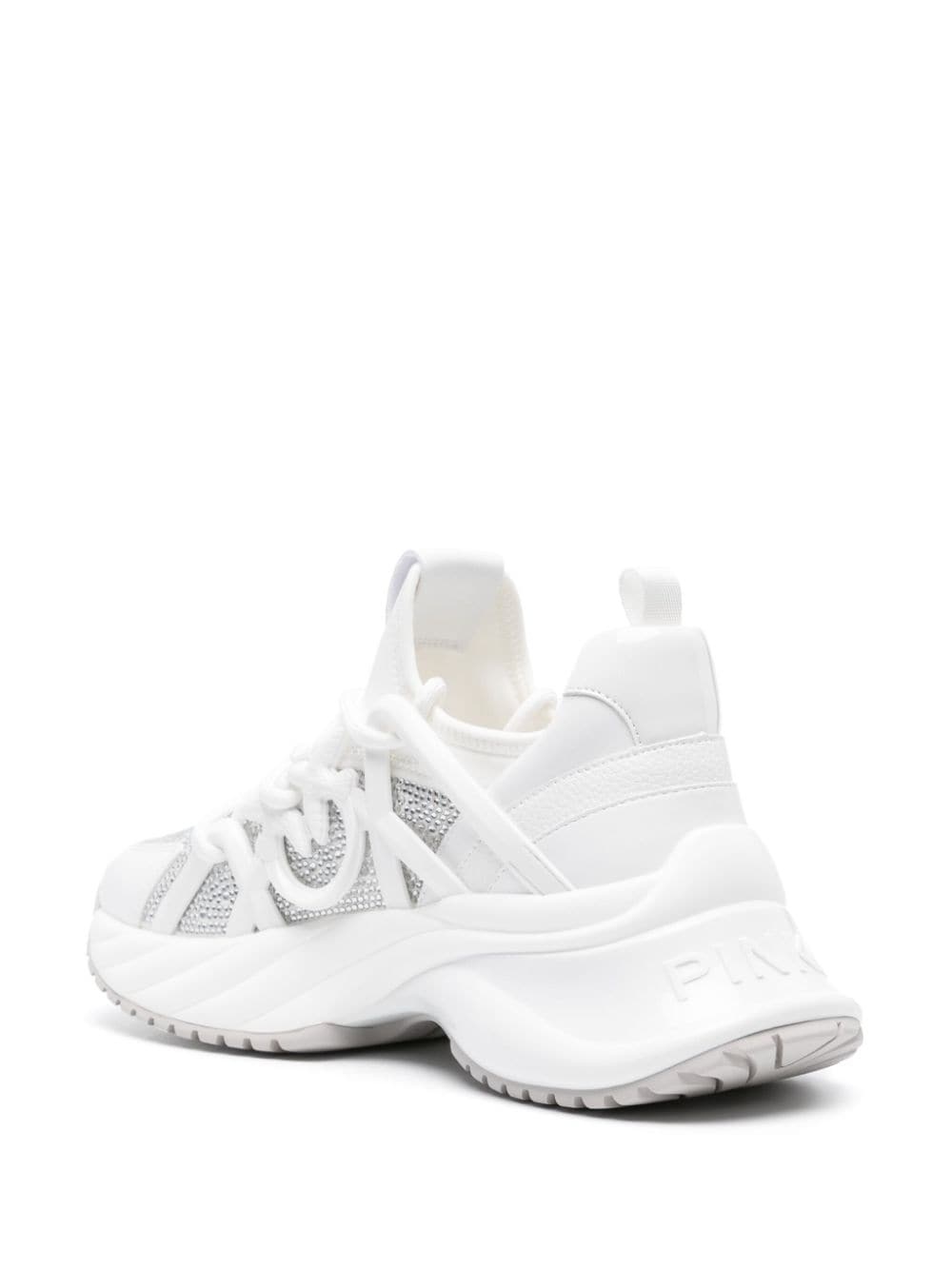 Love Birds-embellished sneakers - 3