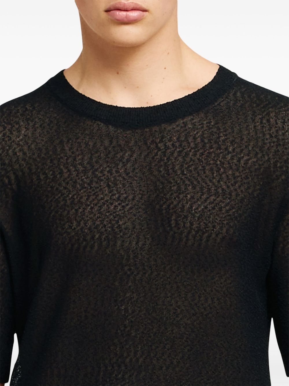 semi-sheer T-shirt - 5