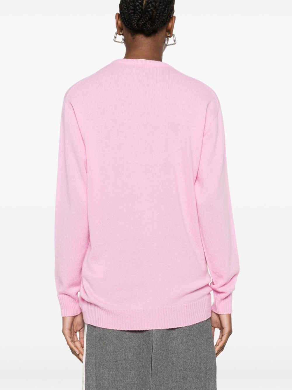 logo-appliqué sweater - 4