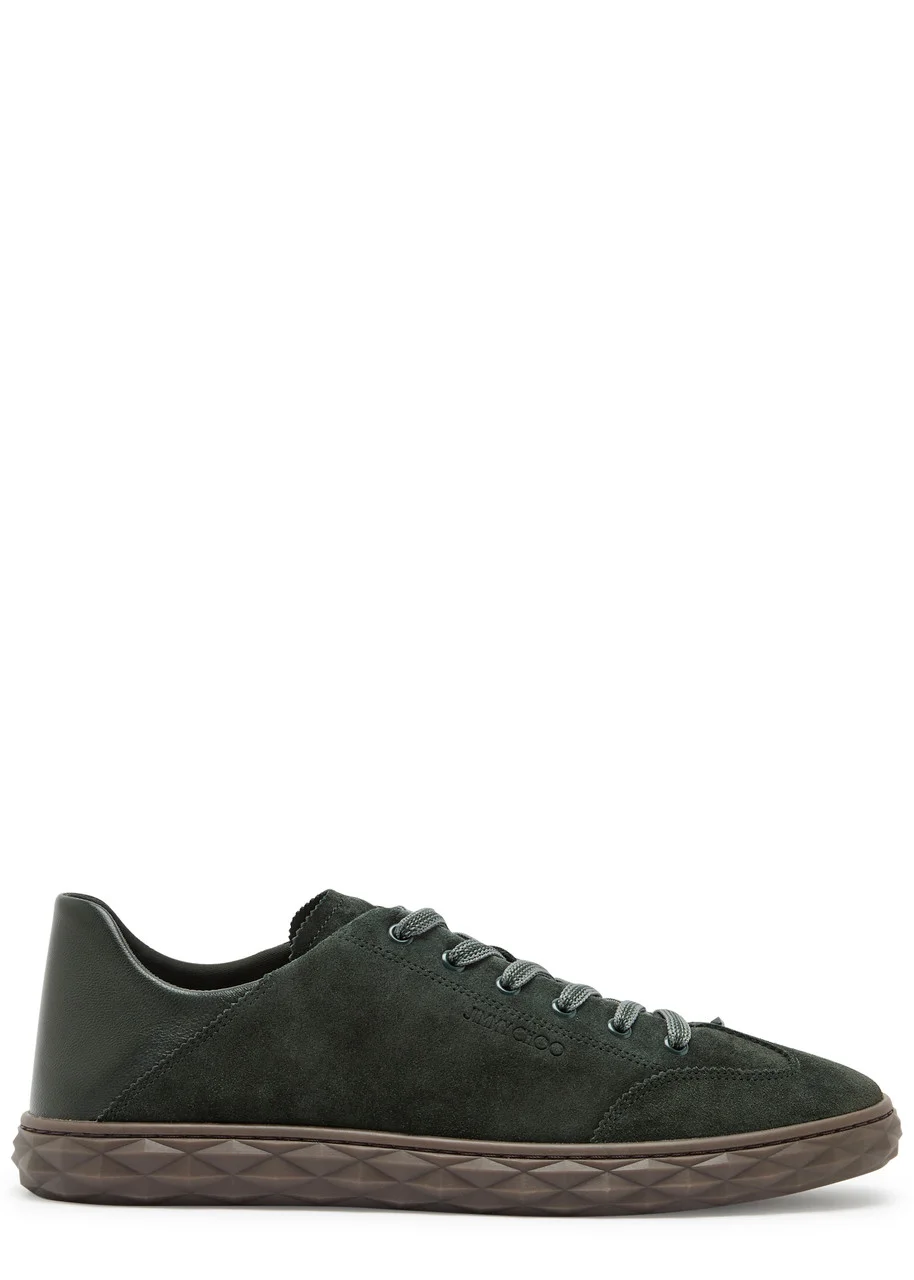 Jimmy Choo Diamond Flex Suede Sneakers - 1