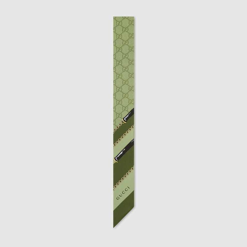 Printed silk ribbon 1