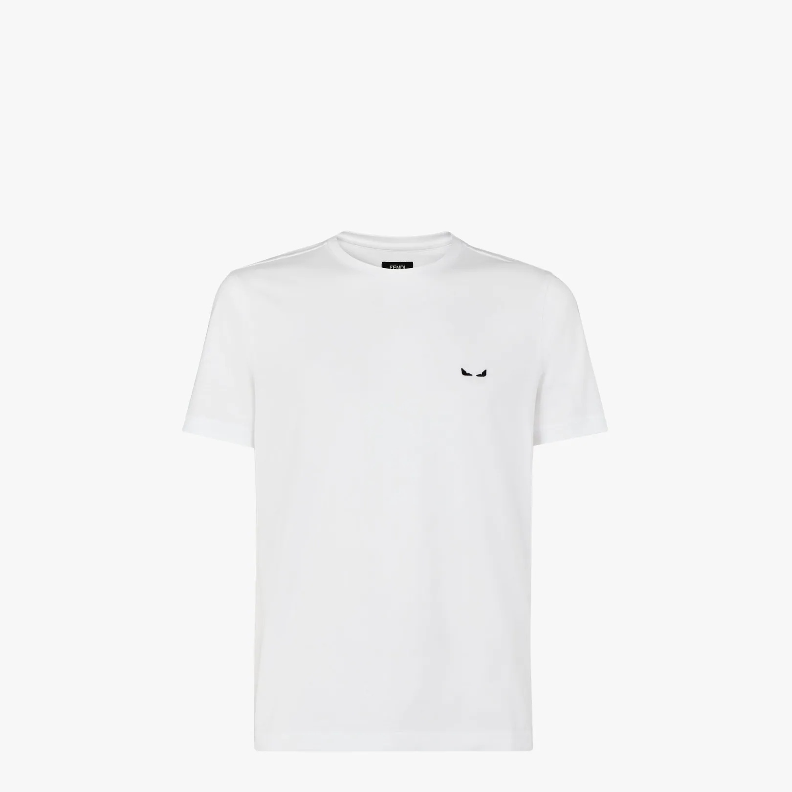 White cotton T-shirt - 1