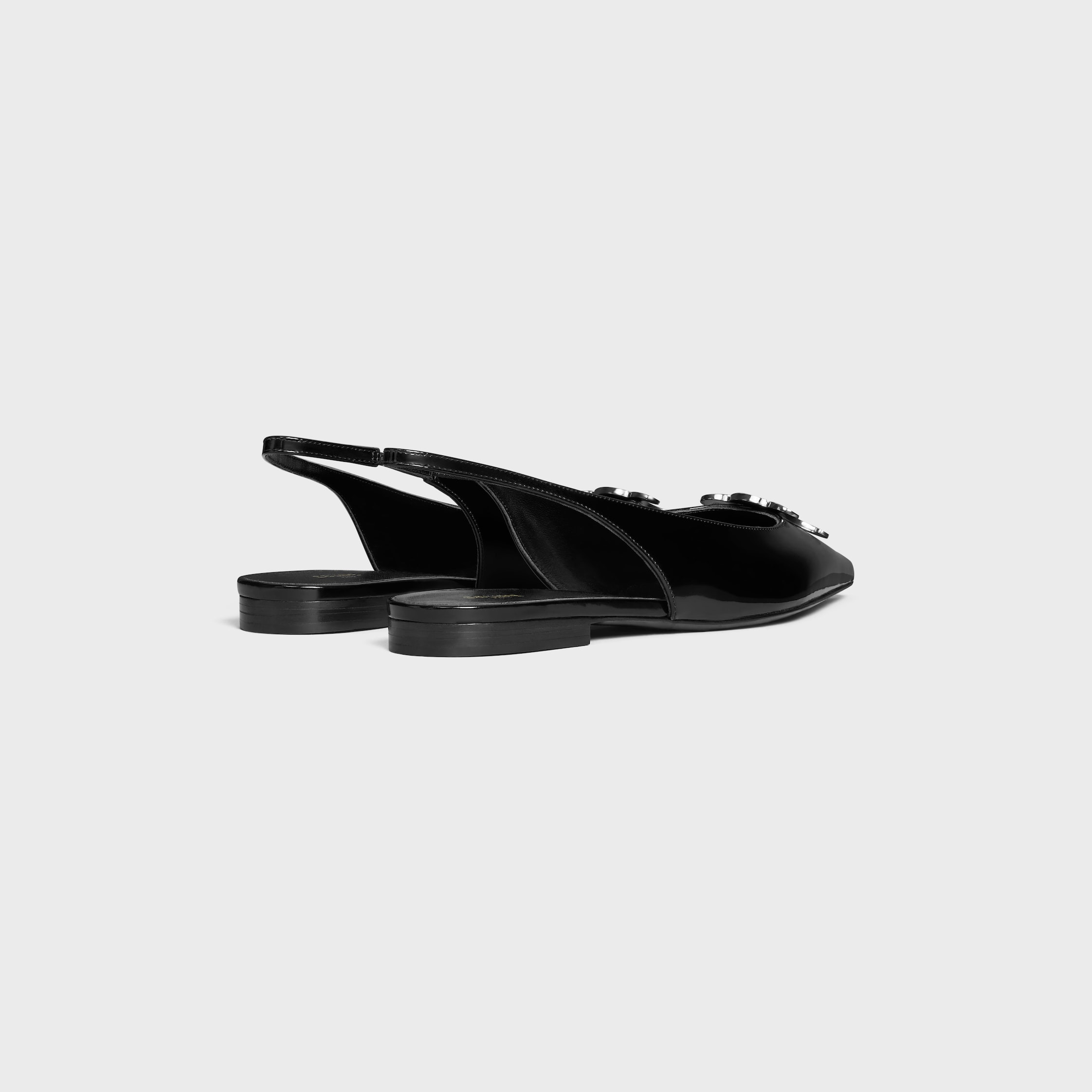 CELINE ALMA TRIOMPHE FLAT SLINGBACK in GLOSSY CALFSKIN - 3