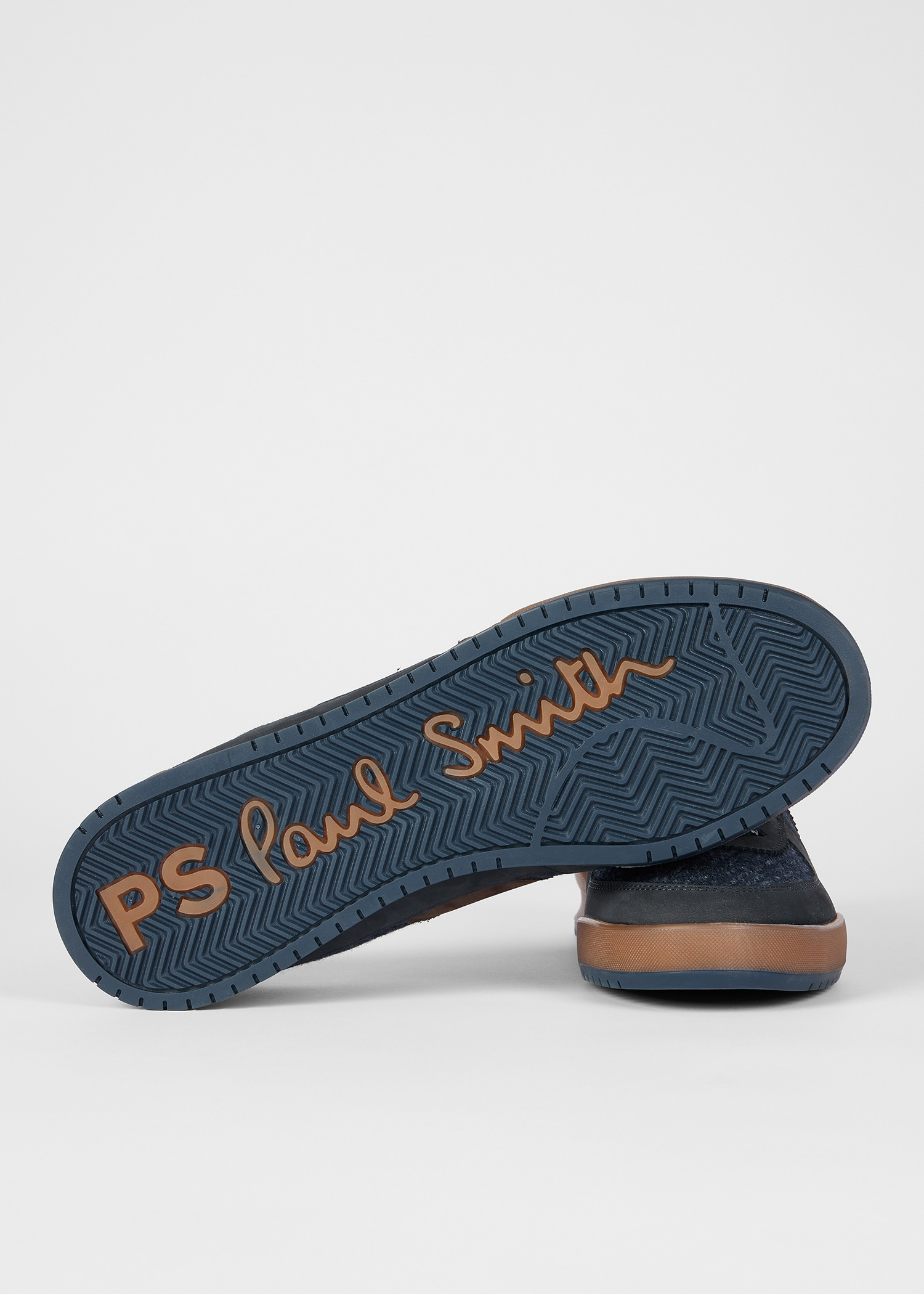 Navy Tweed 'Rye' Trainers - 2