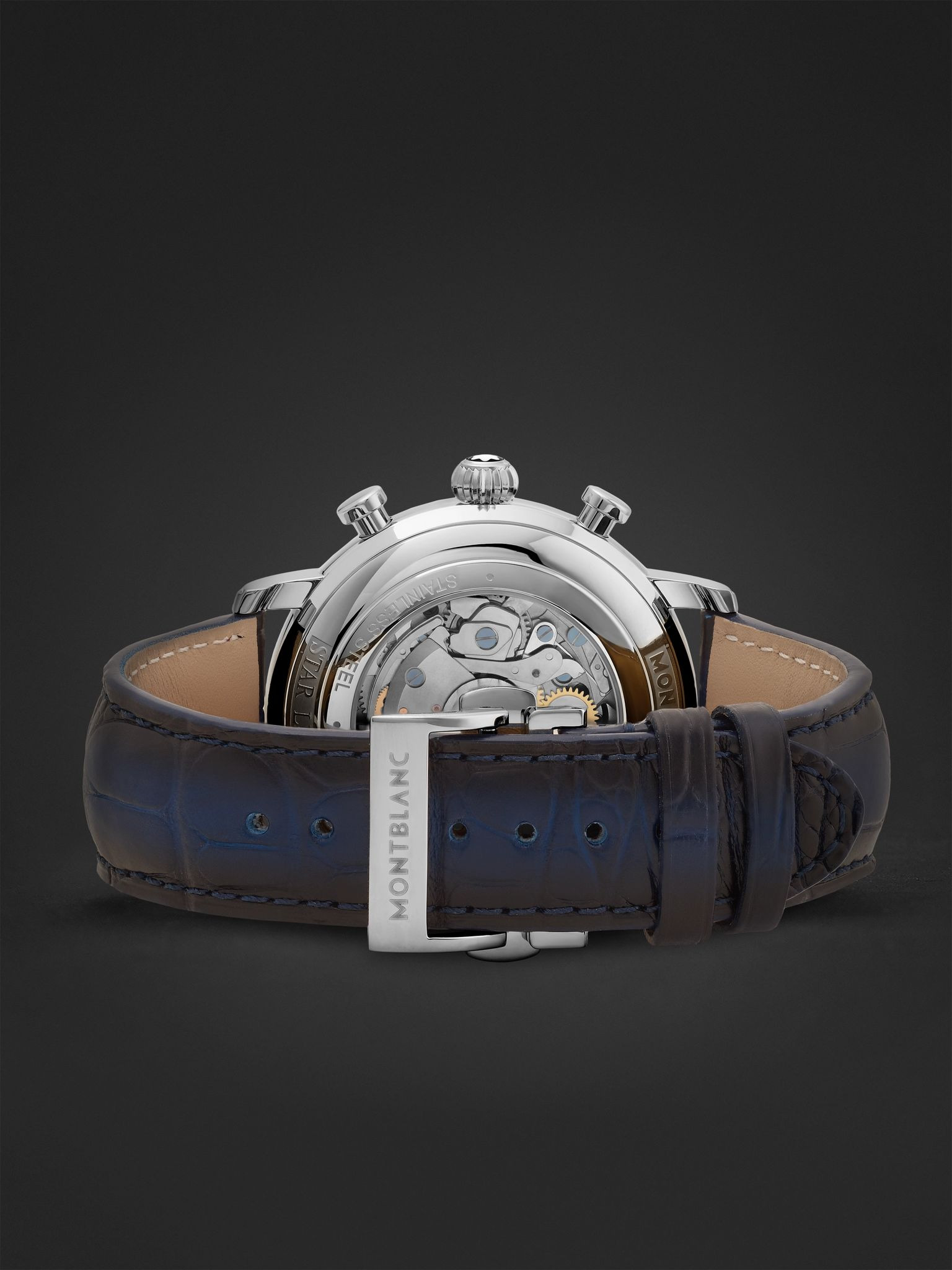 Star Legacy Limited Edition Automatic Chronograph 42mm Stainless Steel and Alligator Watch, Ref. No. - 7
