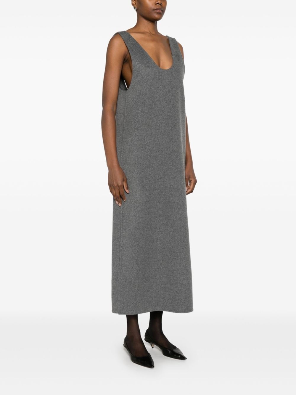 wool maxi dress - 3