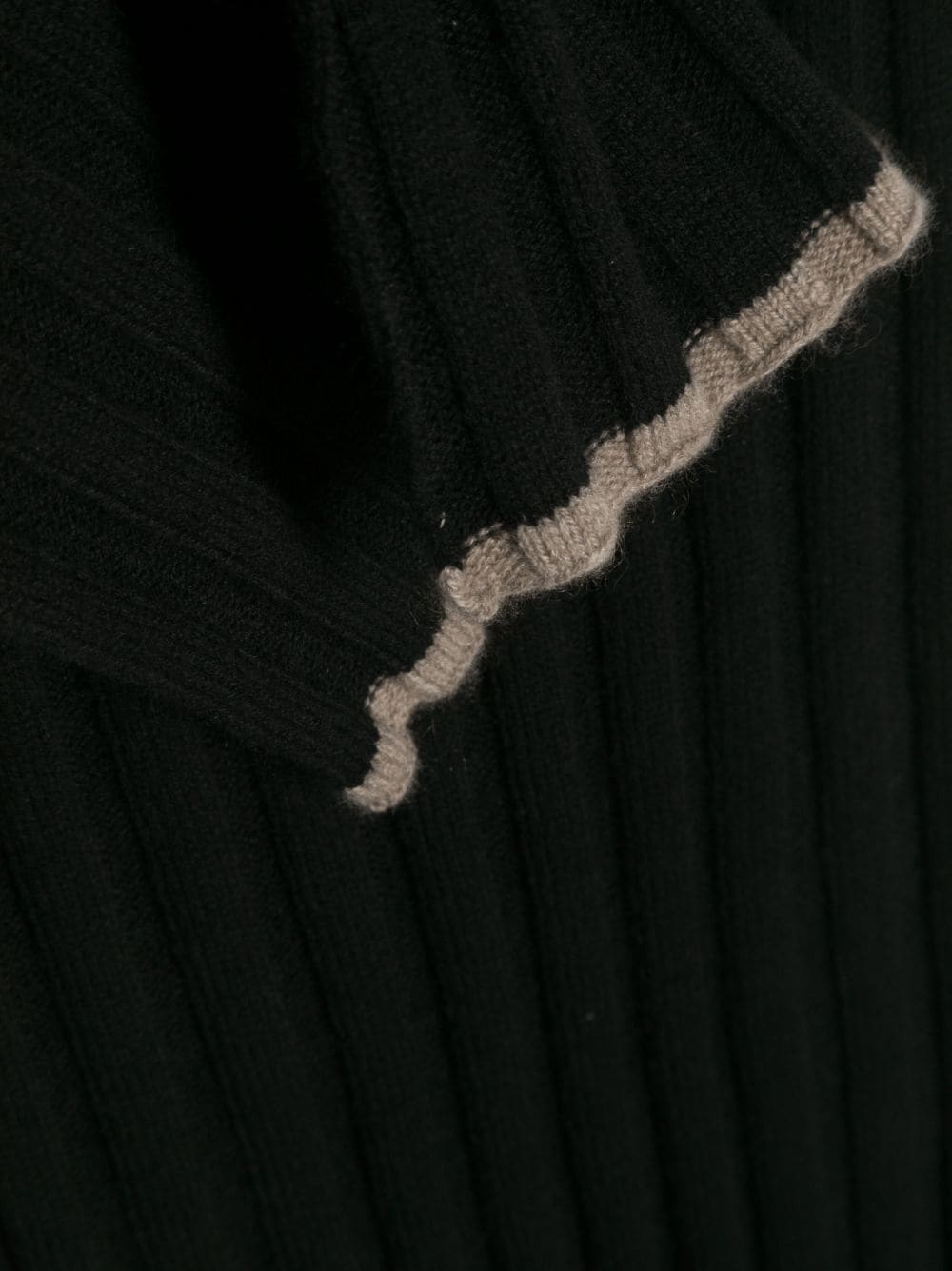 ribbed-knit cashmere scarf - 3