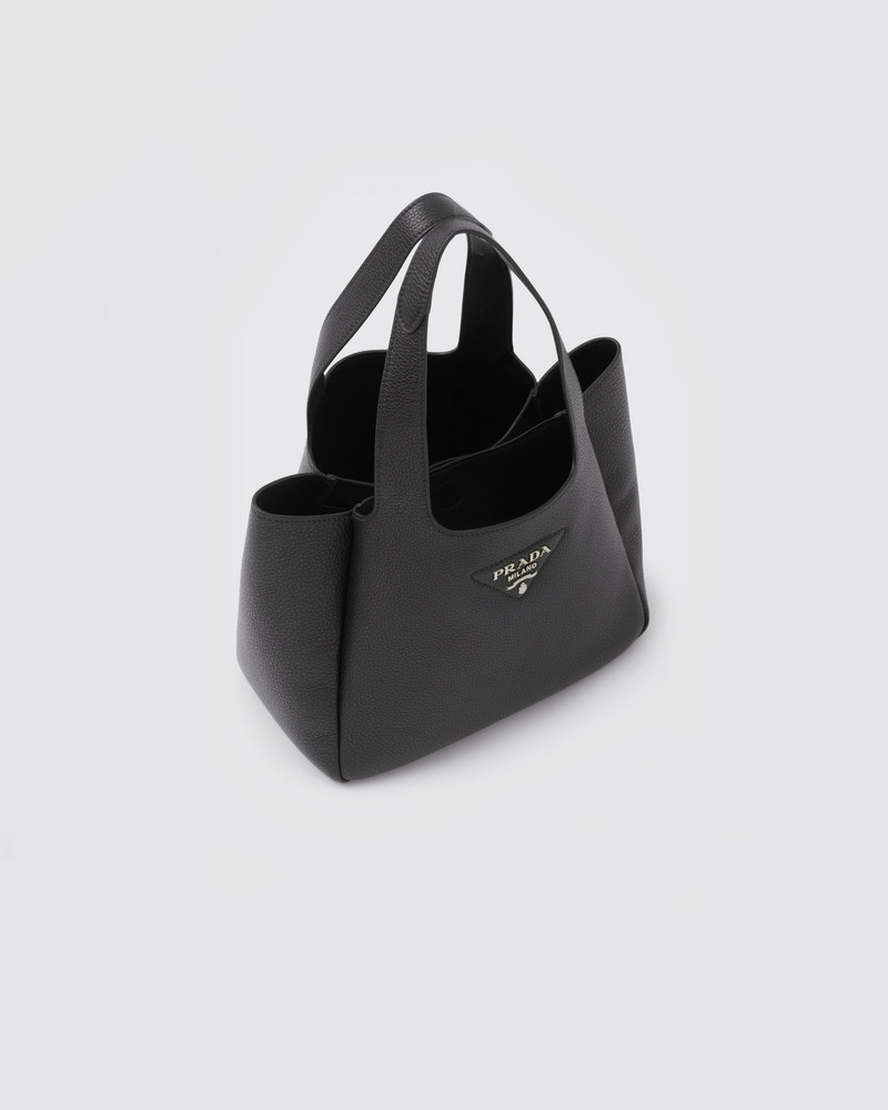 Medium leather tote 3