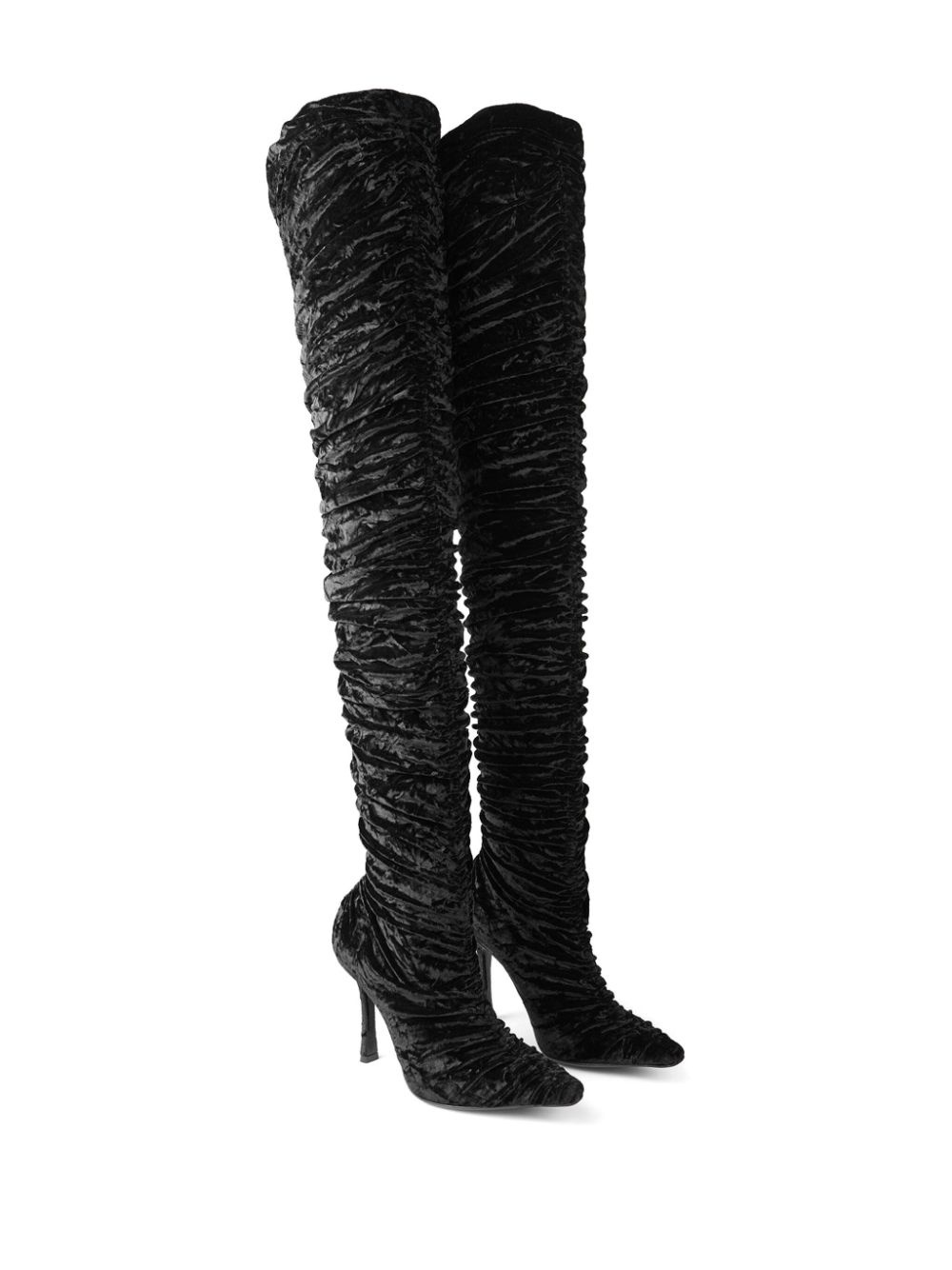 100mm leather boots - 2