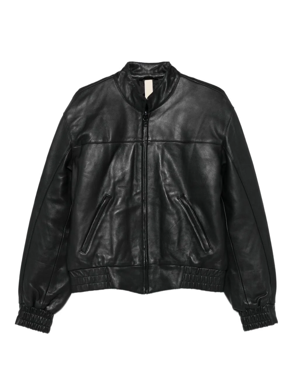 zip-front elasticated-cuff jacket - 1