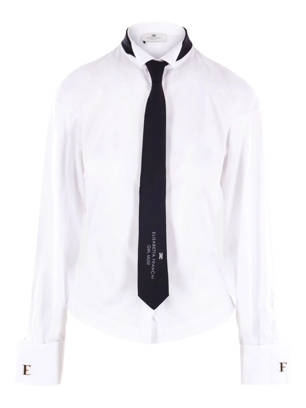 neck-tie poplin shirt - 1