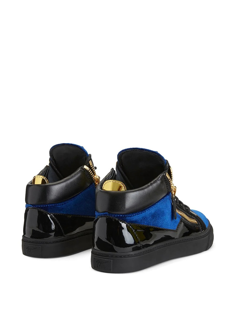 Kriss panelled mid-top sneakers 3