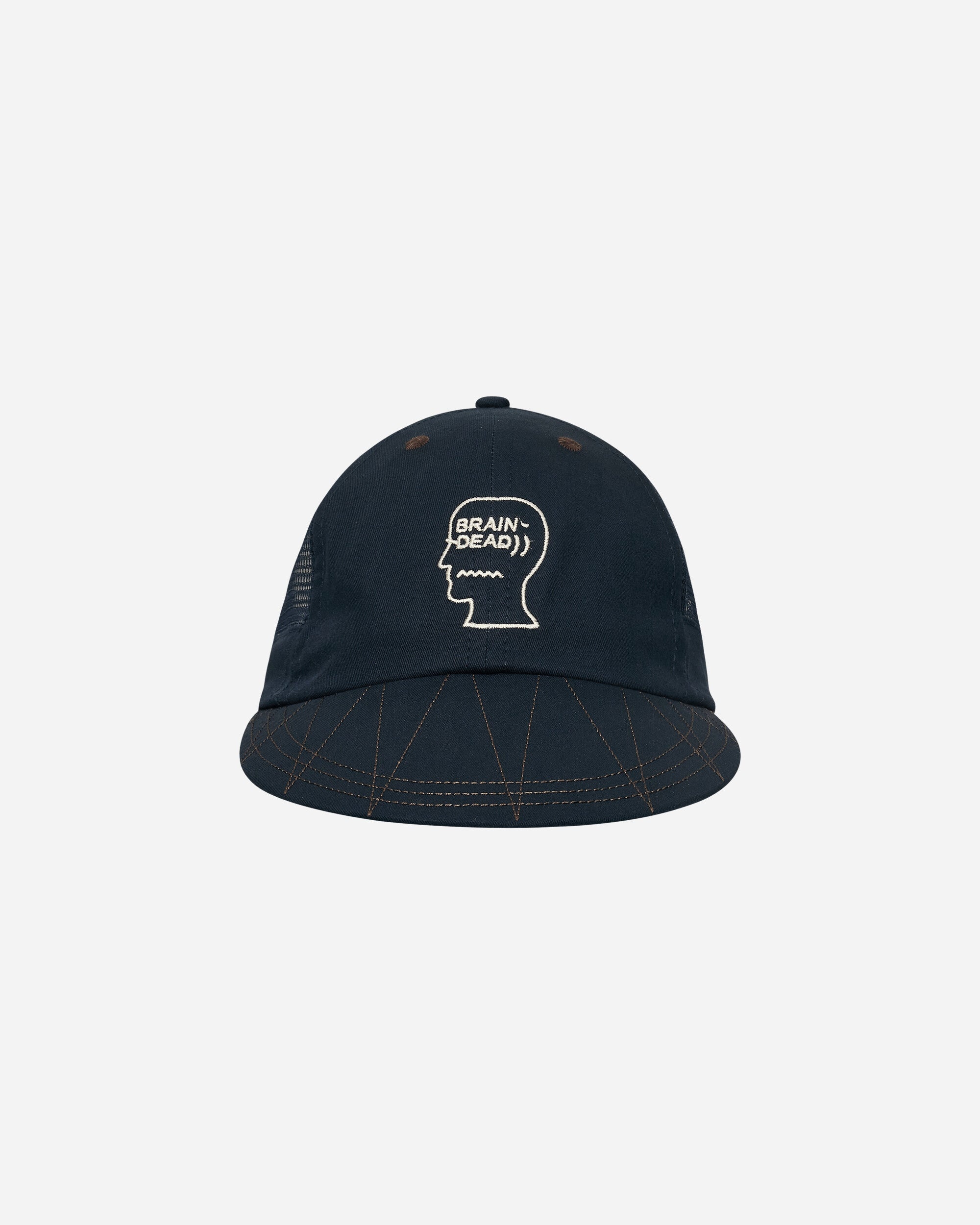 Logohead Mesh Long Brim Hat Navy - 2