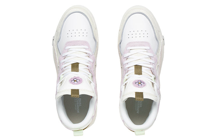 (WMNS) Li-Ning Superwave Mid 'White Pink' AGCS106-3 - 3