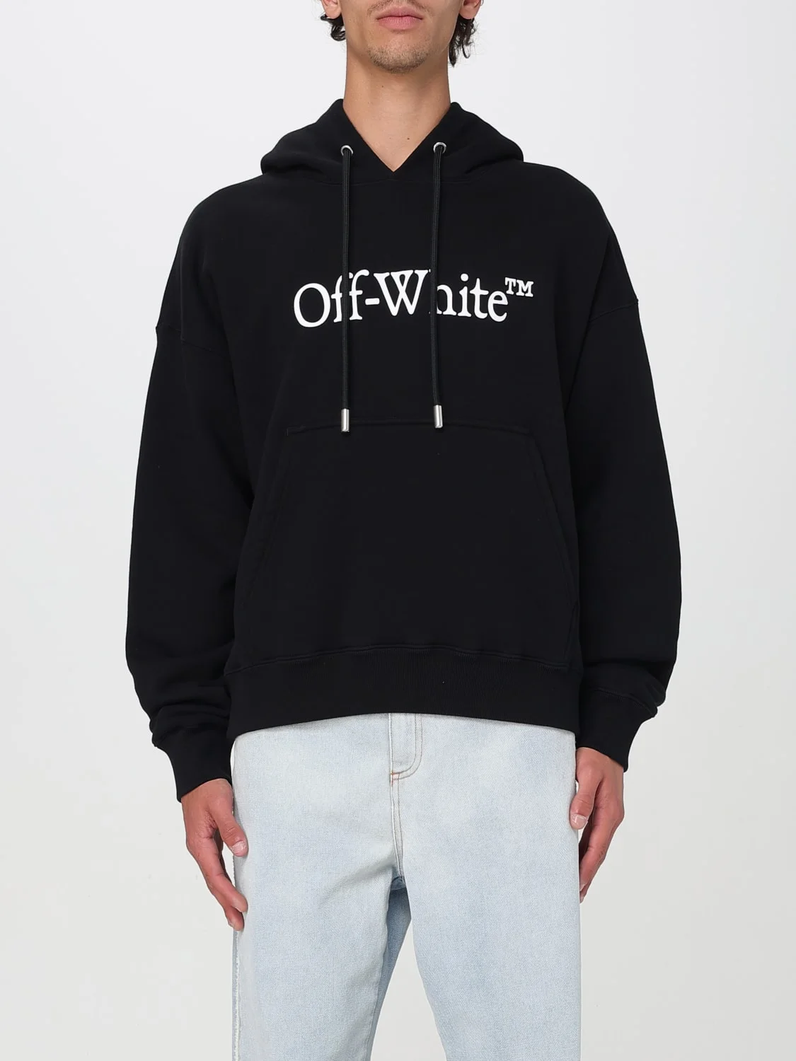 Hoodie with Logo Off-white - 1
