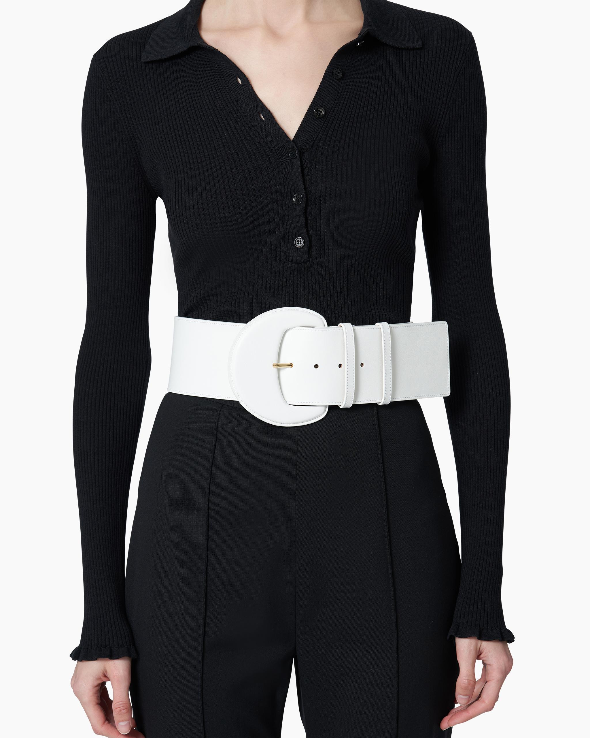Leather Demi Lune Belt - 2