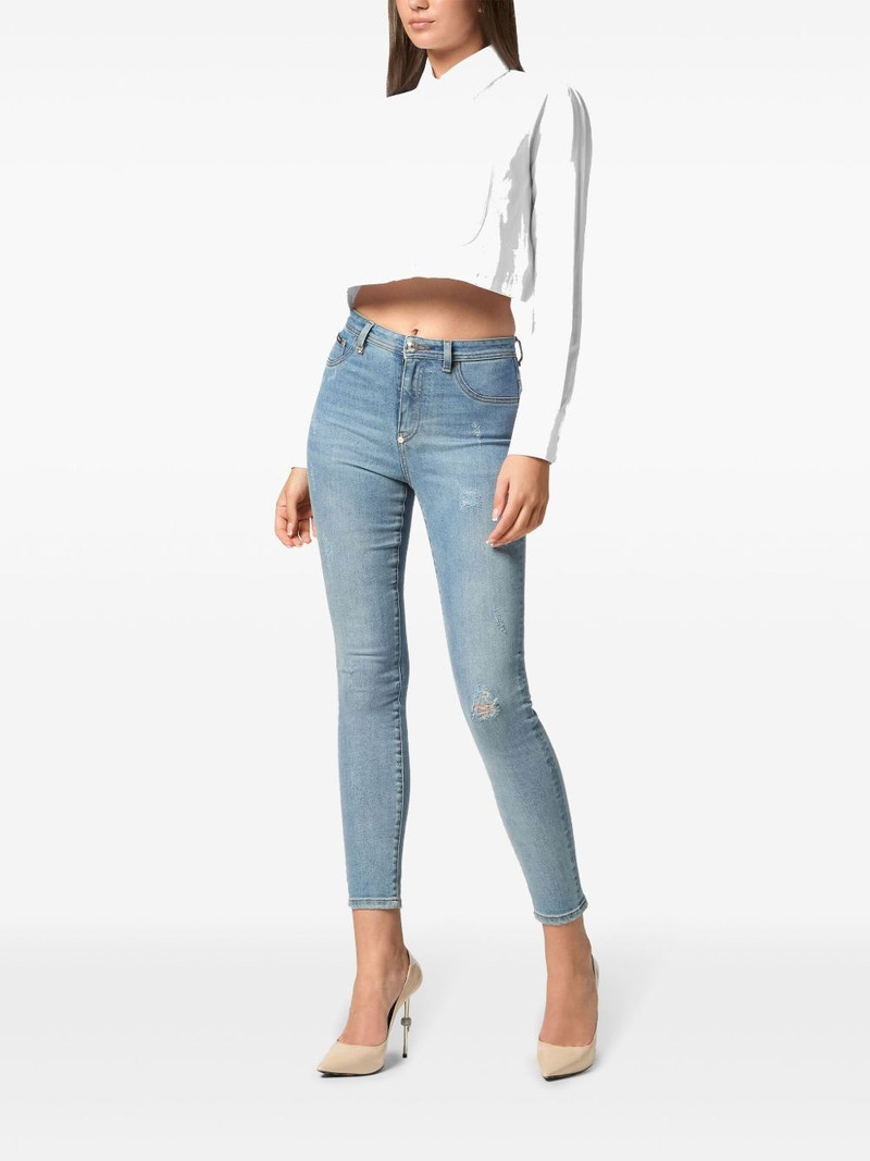 PHILIPP PLEIN cropped shirt outlook