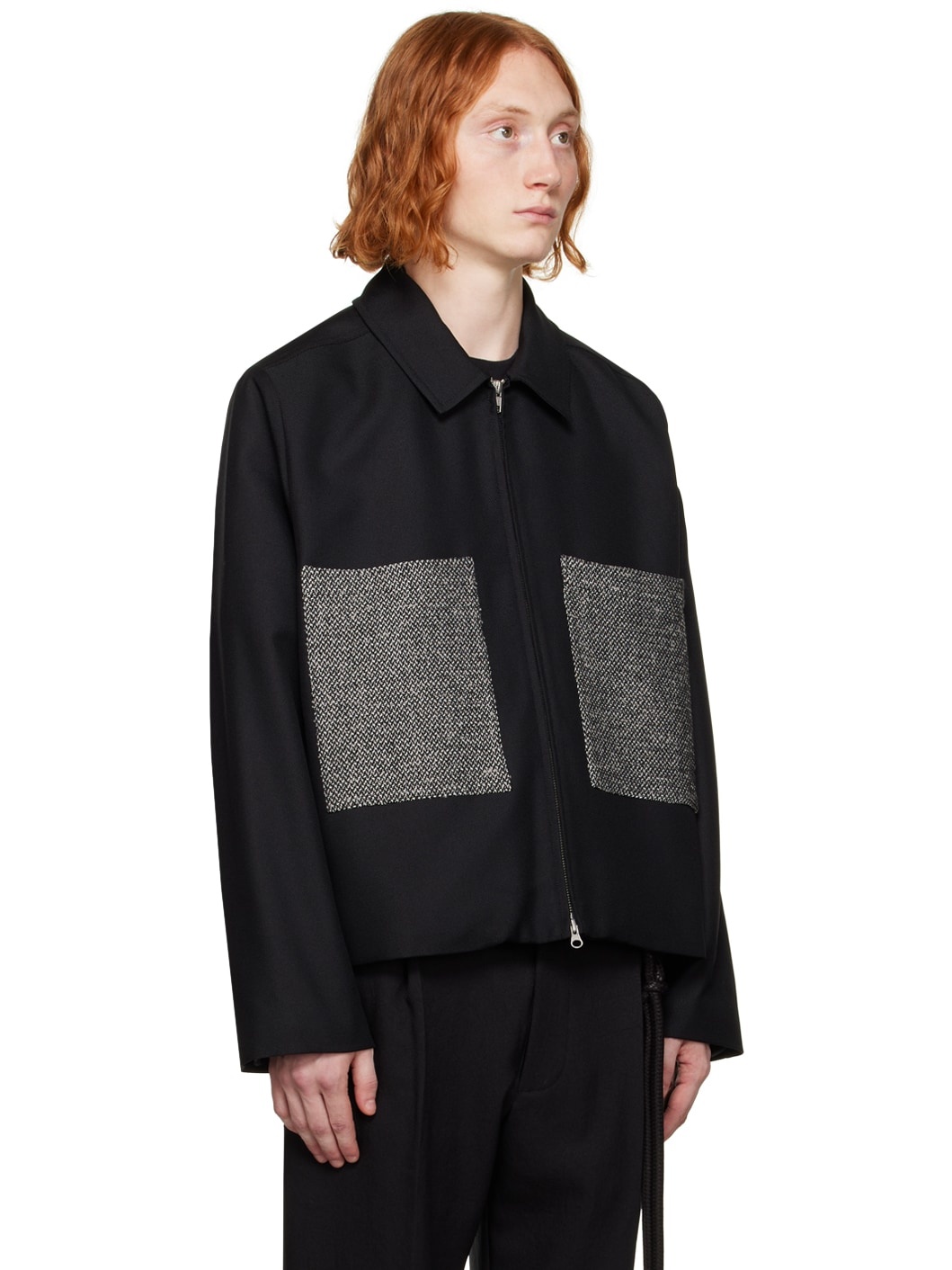 Black Patch Pocket Jacket - 2