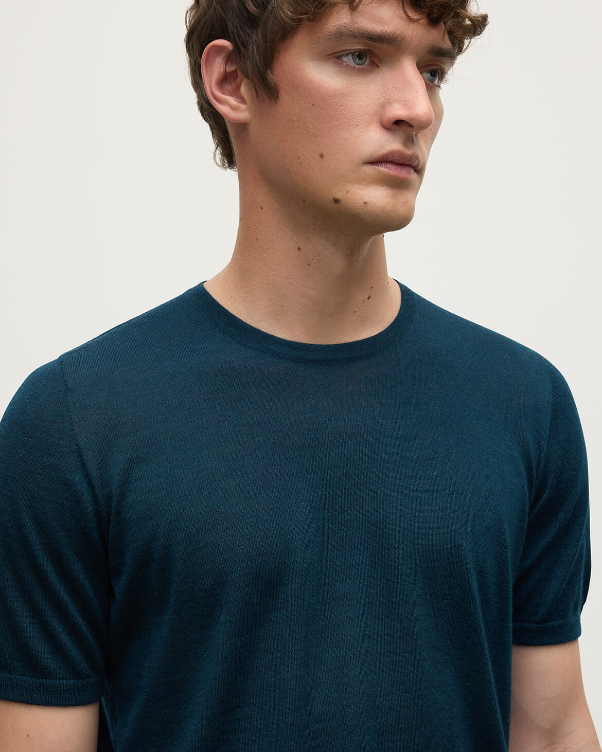 Green Superfine Cashmere T-Shirt - 5