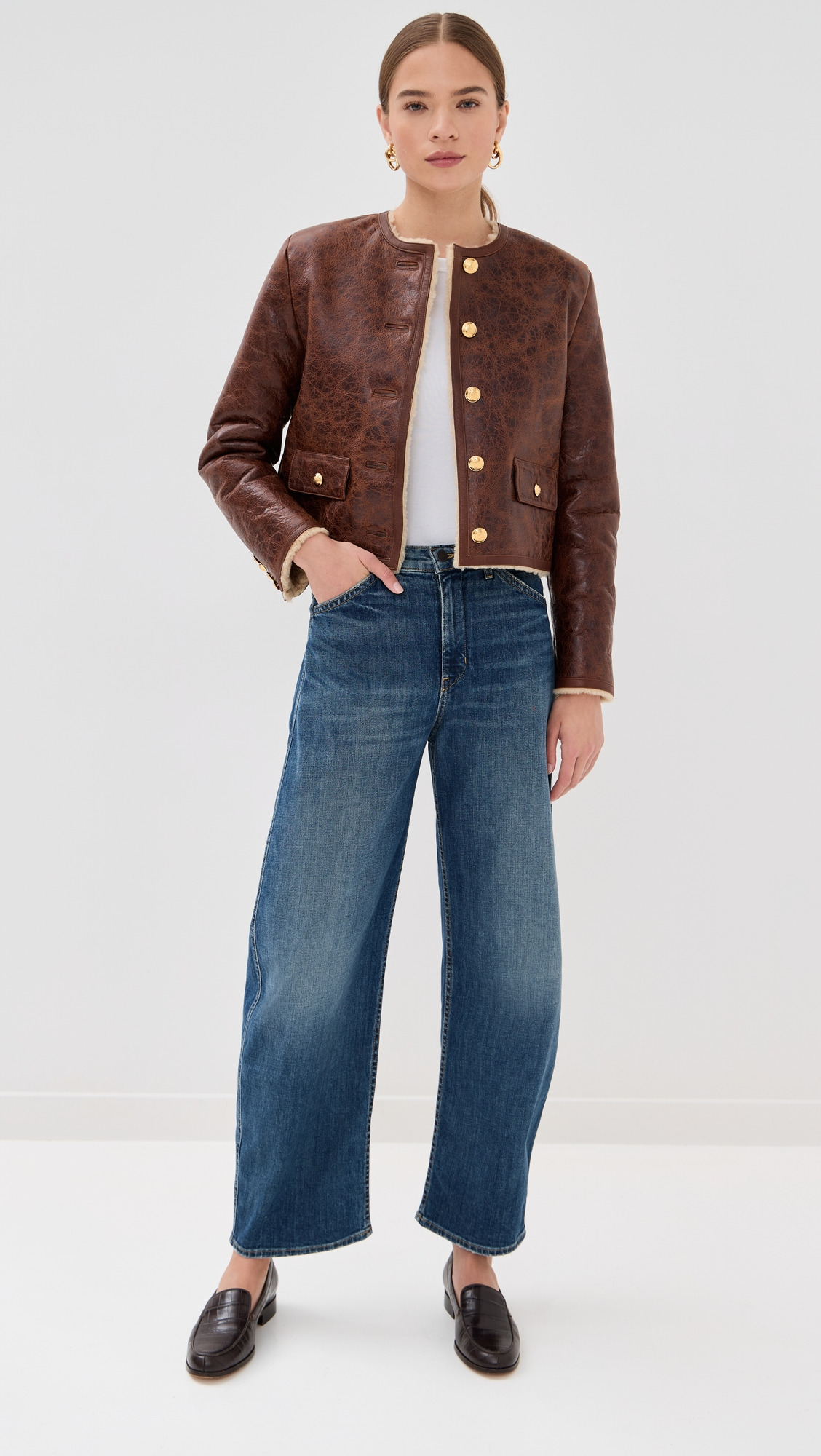 Zanie Short Shearling Coat - 4