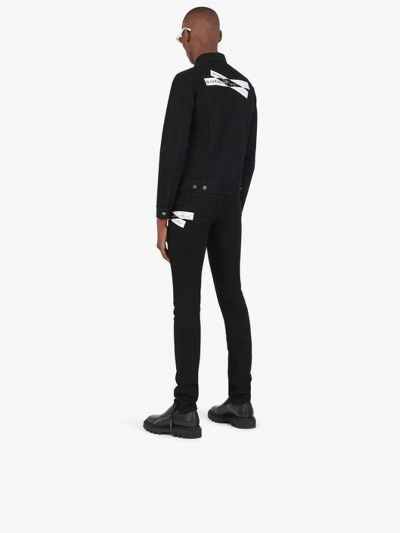 Givenchy GIVENCHY WEBBING SLIM FIT JEANS outlook