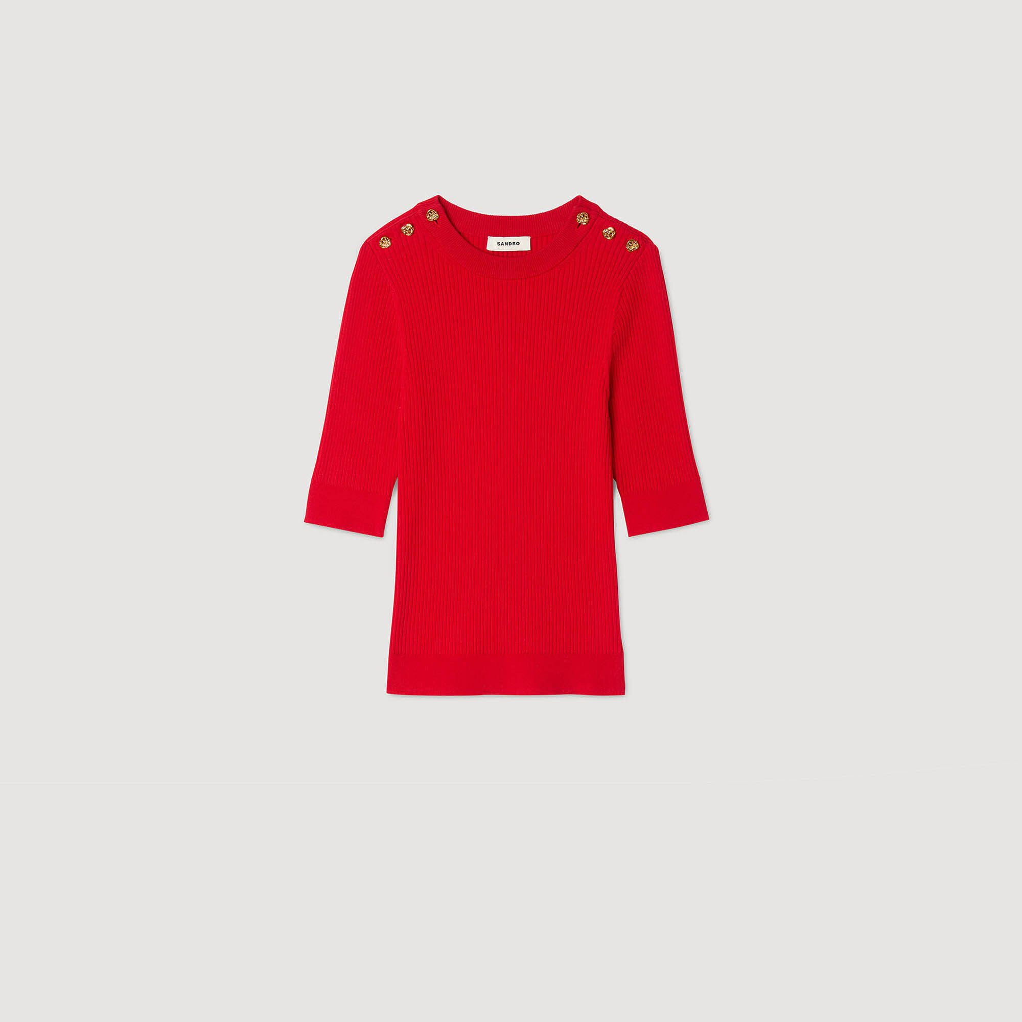 ARGYLE POLO-NECK SWEATER - 6