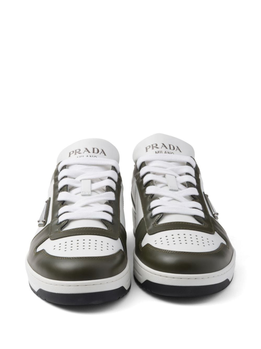 Downtown colour-block leather sneakers - 5