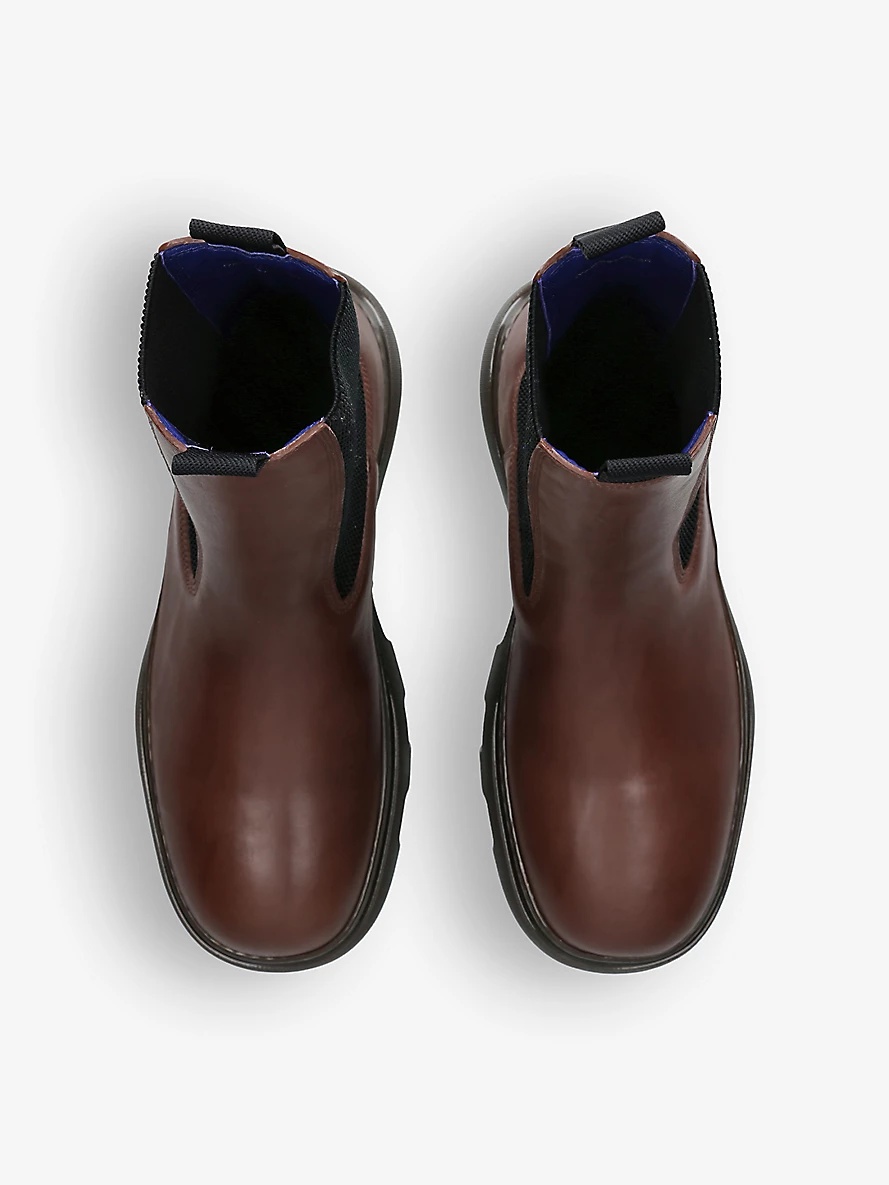 Creeper leather Chelsea boots - 2