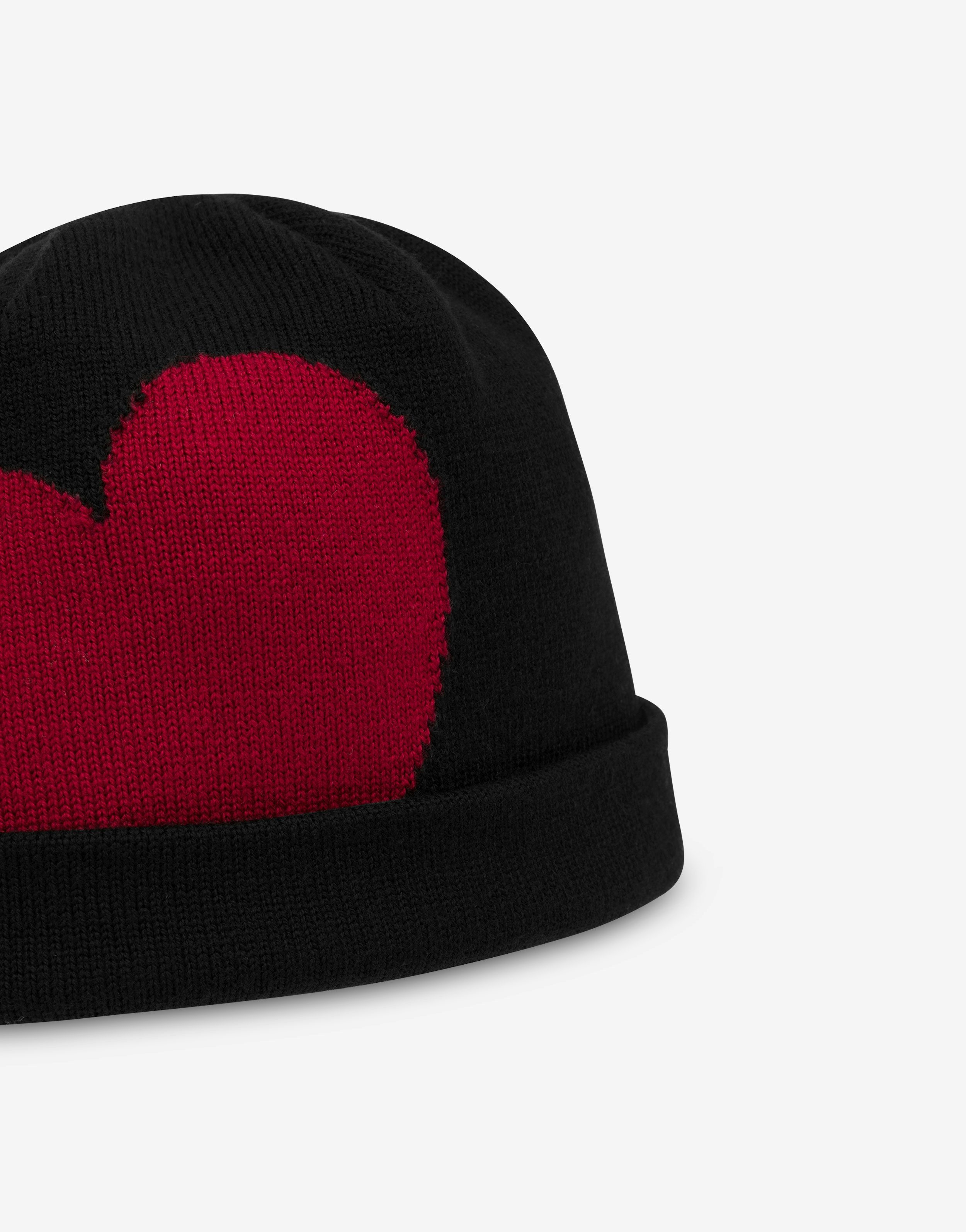 HEART GRAPHIC WOOL HAT - 3