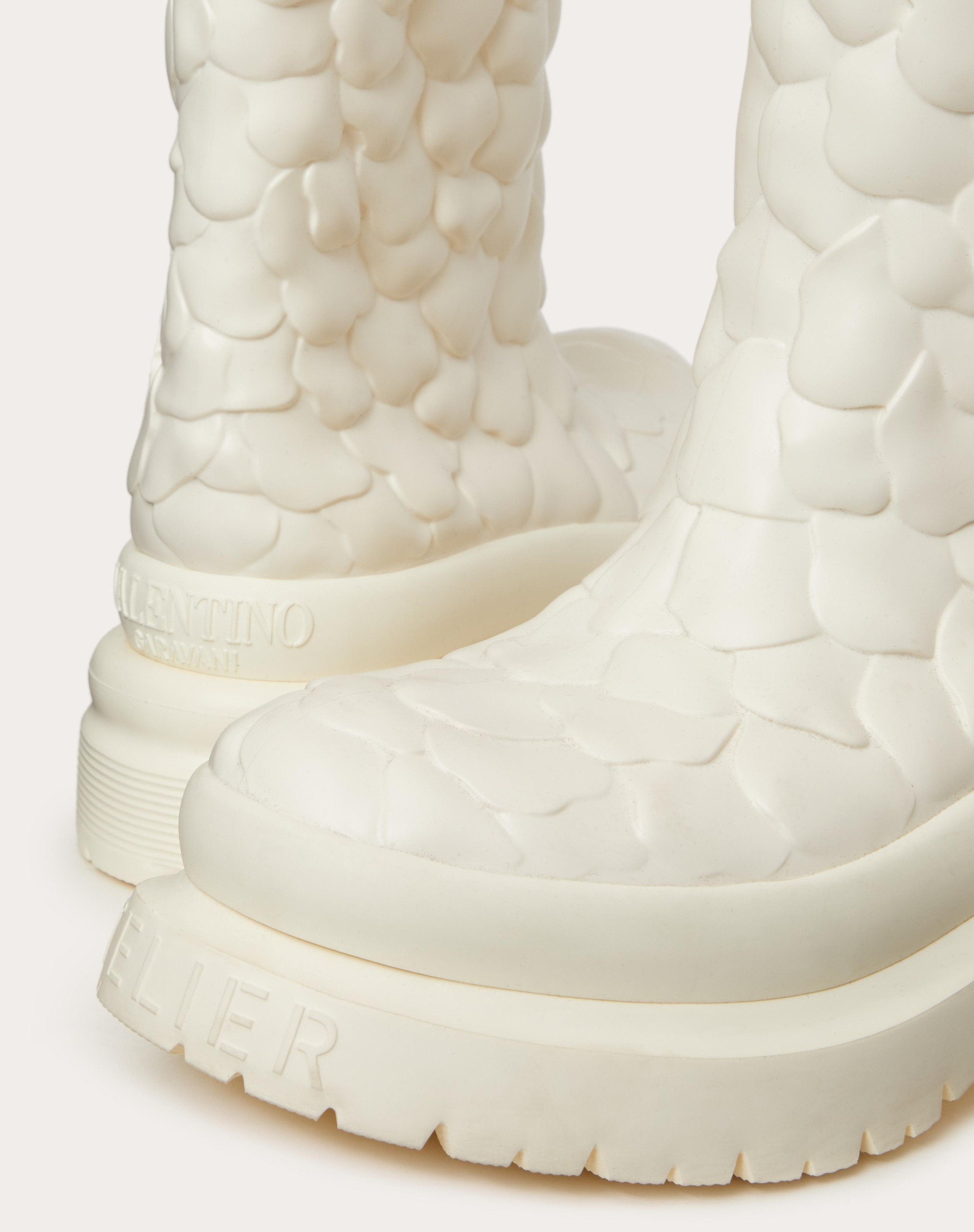 VALENTINO GARAVANI ATELIER SHOES 03 ROSE EDITION RUBBER BOOT 50 MM - 5