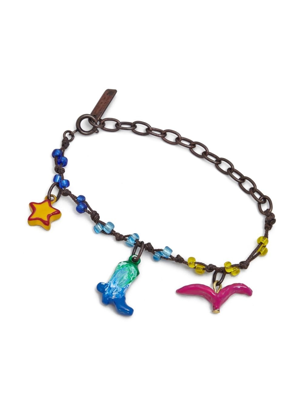 chain-link charm bracelet - 4