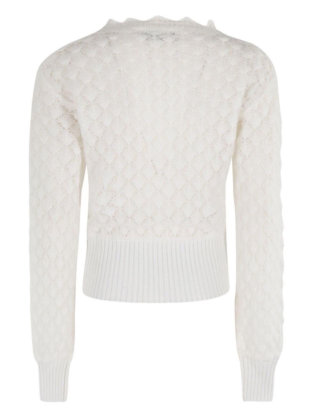scalloped-collar sweater - 2