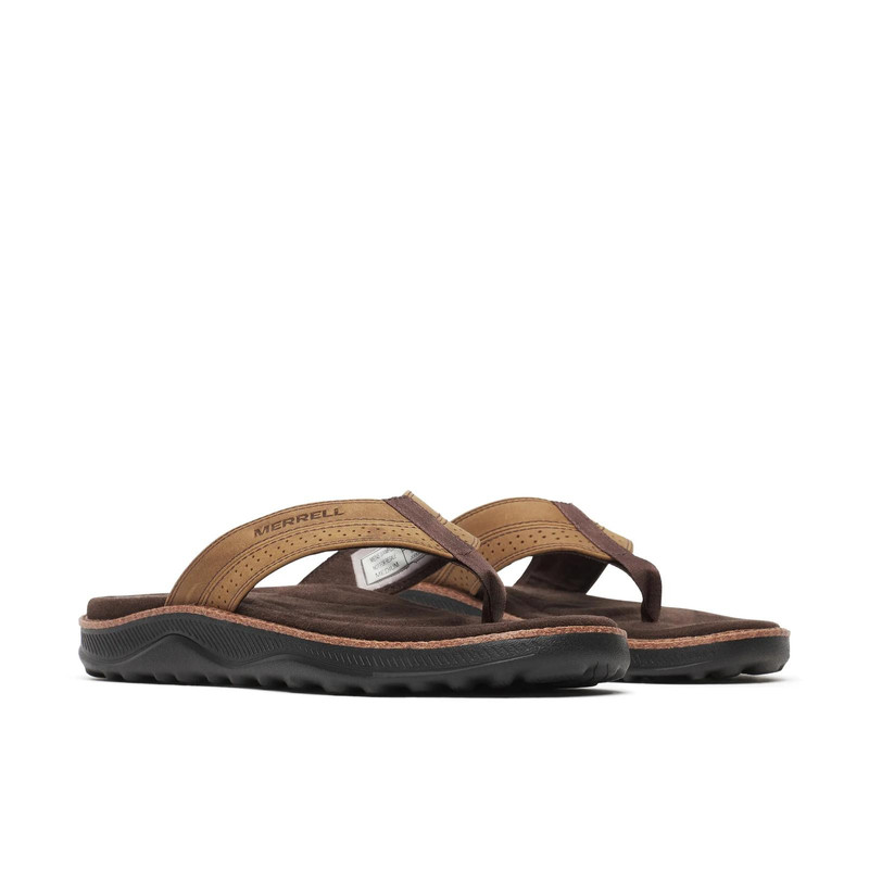 MERRELL Men's Cove Leather Flip outlook