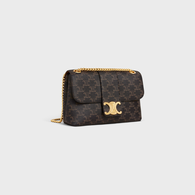CELINE MEDIUM VICTOIRE BAG in Triomphe Canvas outlook