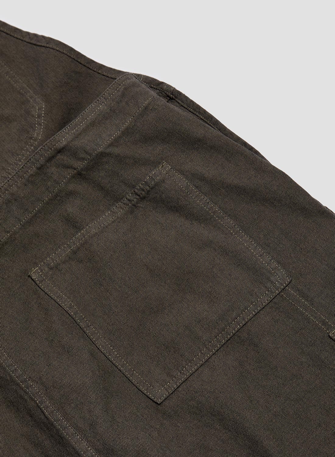 Original Lybro Dungaree Cotton Broken Twill in Army - 8