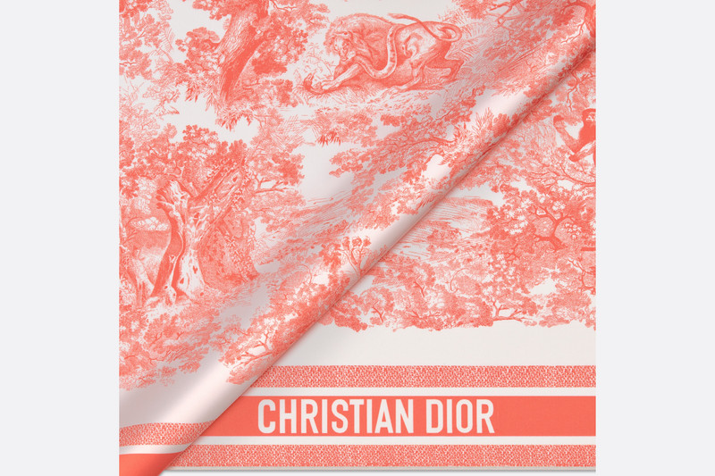 Dioriviera Toile de Jouy Sauvage 90 Square Scarf 4