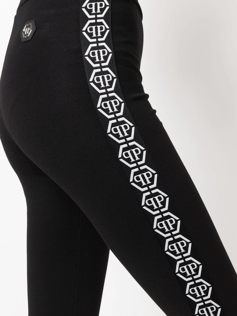 Hexagon-print leggings 5