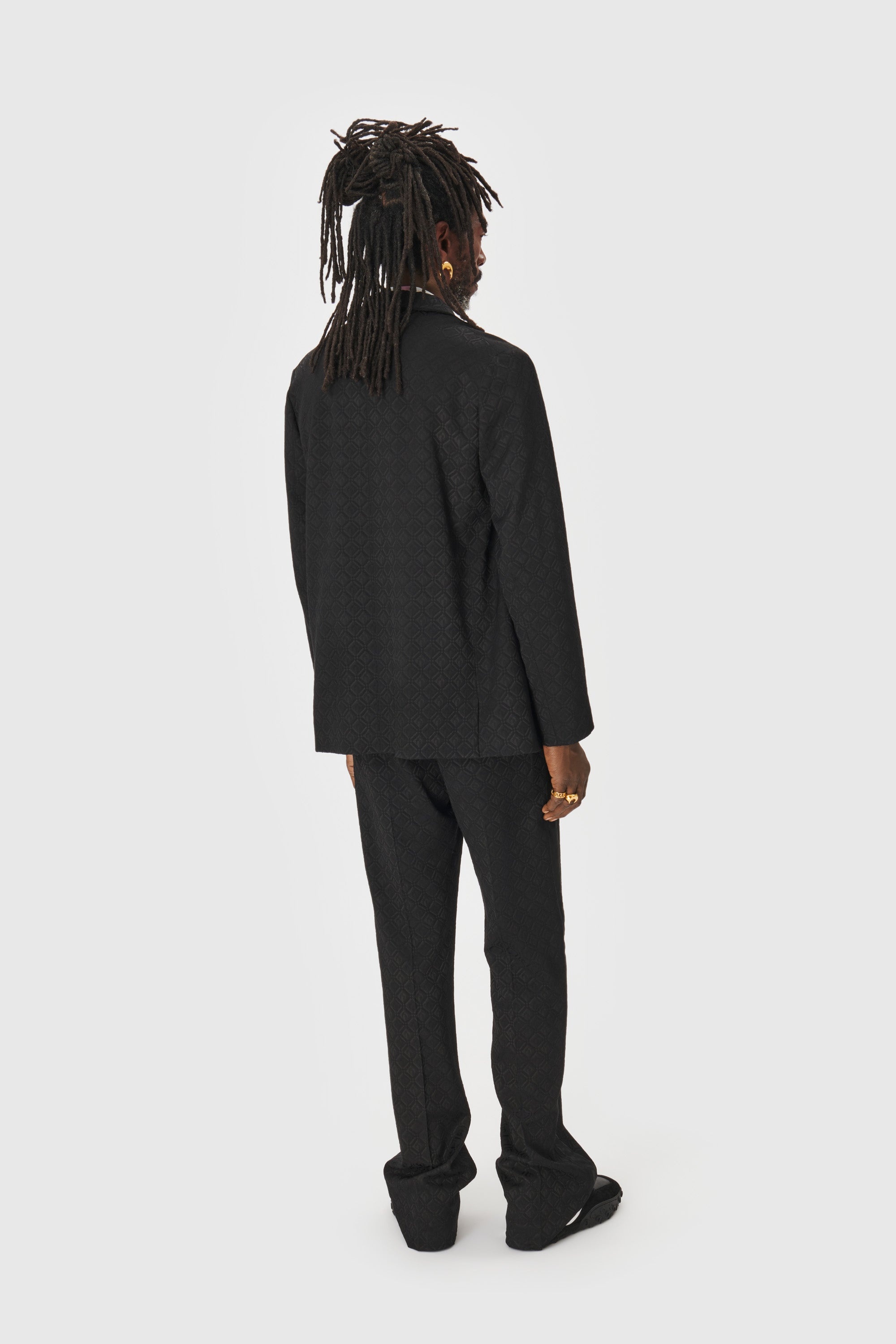 Moon Diamant Jacquard Tailored Jacket - 3
