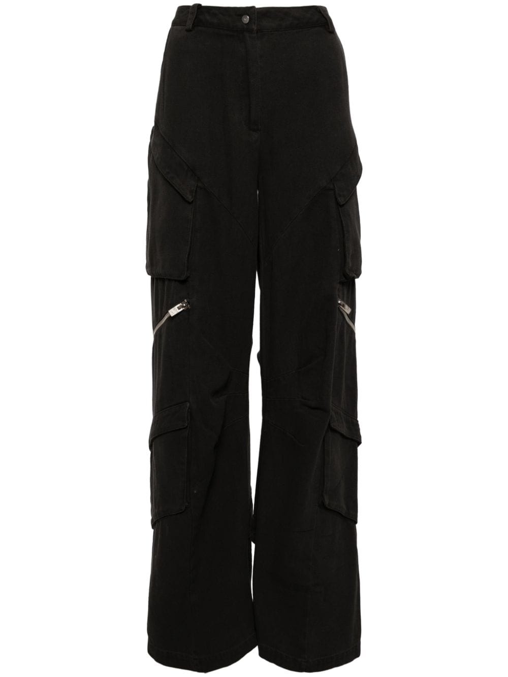 cotton cargo trousers - 1